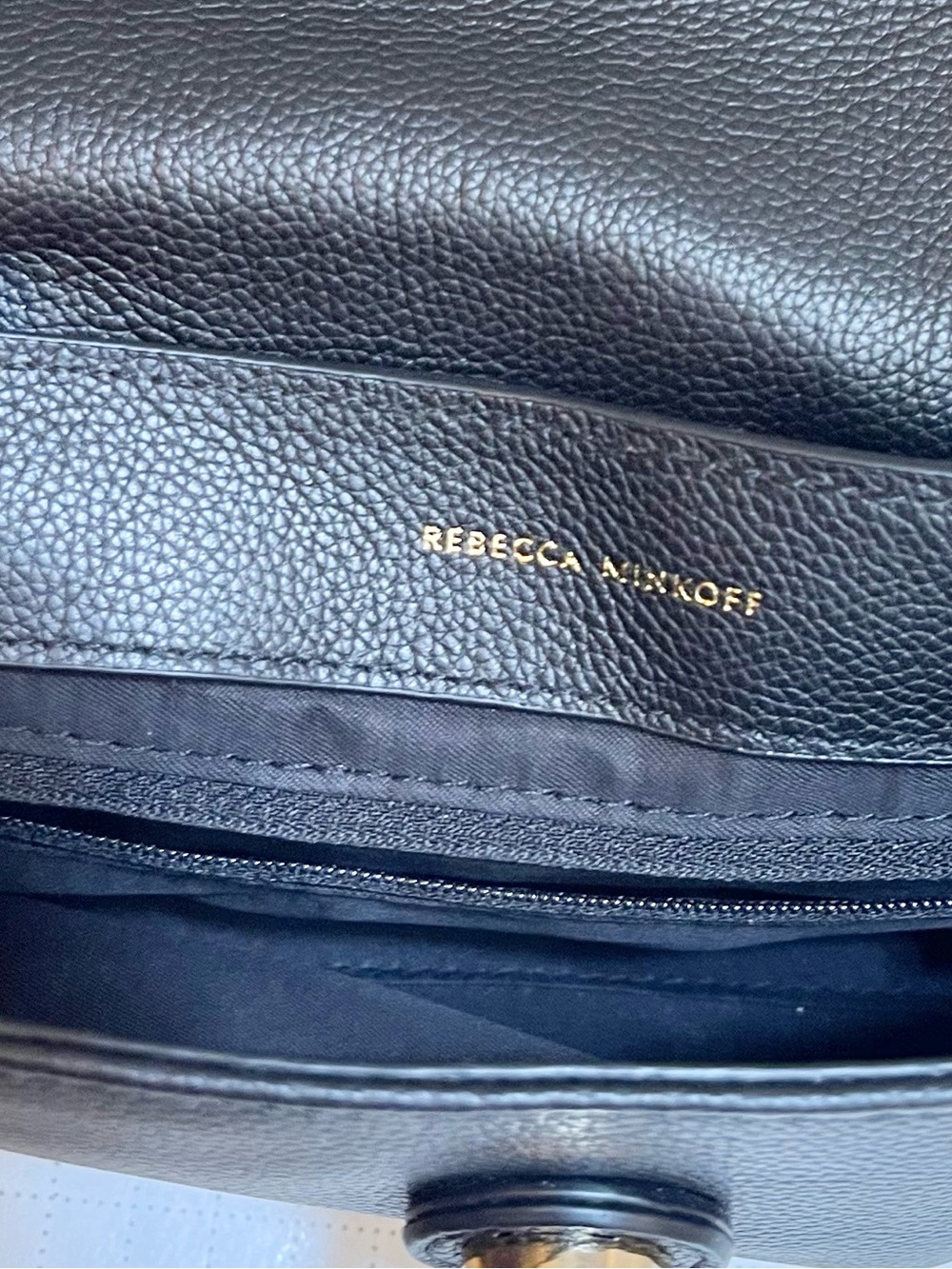 Authentic Rebecca Minkoff leather flap crossbody bag - Picture 13 of 16